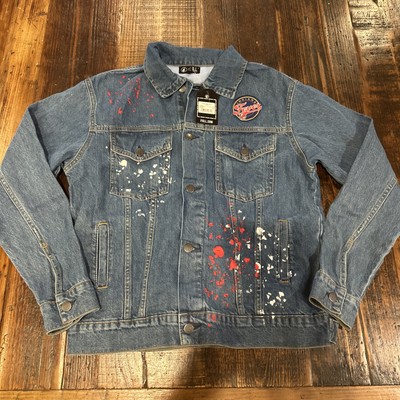 Caitlin Clark Licensed RETRO Indiana Fever Denim Jacket Women's