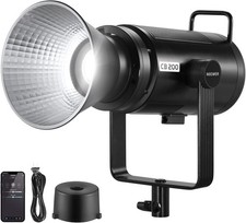 NEEWER 2 Pack, CB200 Video Light with 2.4G/APP Remote Control Bowens Mount