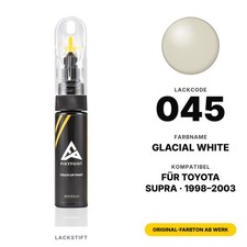 Lackstift Für Toyota Supra 045 Glacial White Set Original Farbton Genau