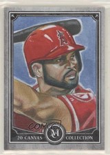2020 Topps Museum Collection Canvas Reproduction Albert Pujols #CCR-29 7qg