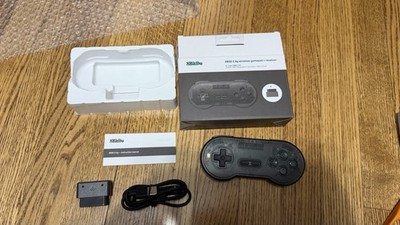 8Bitdo Sn30 2.4G Wireless Gamepad for Original SNES/Sfc (Transparent Edition)