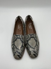 Brand New Franco Sarto Size 5.5 Carlina Roccia snake print leather loafers