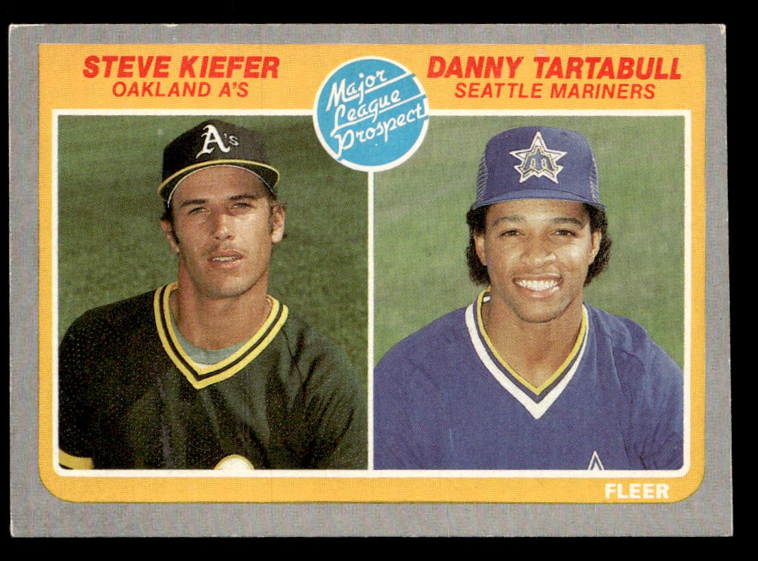 1985 Fleer #647 Steve Kiefer / Danny Tartabull MLP, RC