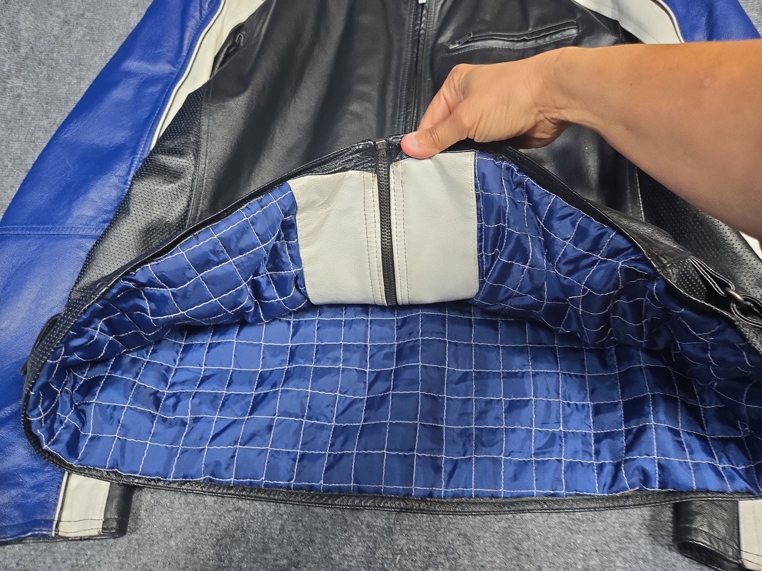 Wilsons Leather M. Julian Men's XXL Blue Black White … - Gem
