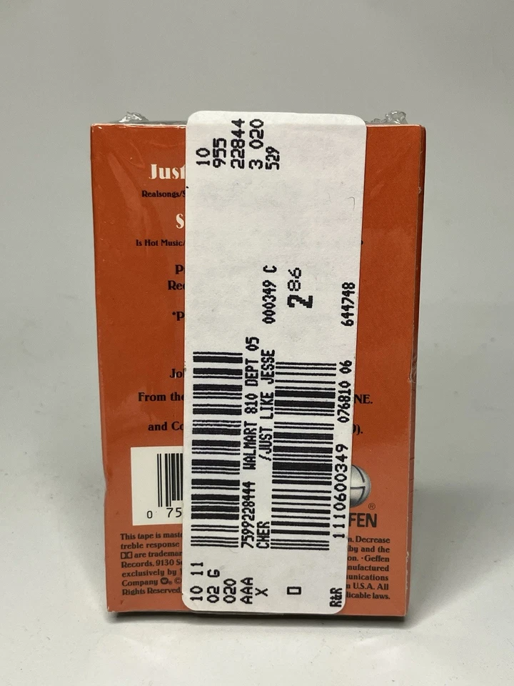 Cher Just Like Jesse James Cassette Single Sealed - Image 4 of 4