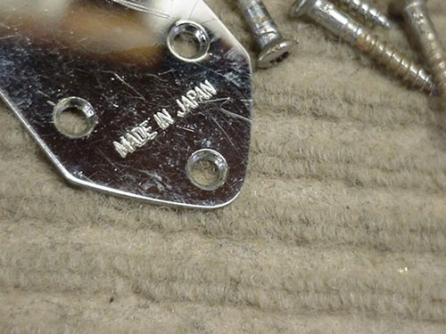 Teisco Kawai Sekova Kent Zenon Guitar Neck Plate Vintage MIJ Part #3 - Picture 2 of 3