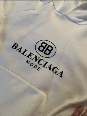 Balenciaga Mode White Paris Hoodie | eBay