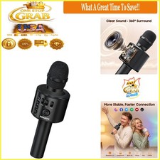 Wireless Bluetooth Karaoke Microphone Portable Handheld Speaker for All Smart...