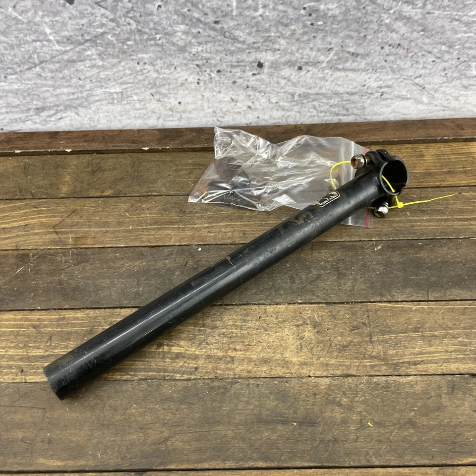 Assento vintage Haro BMX 25,4mm preto biscoito bicicleta de aço 25,4 anos 90 00 - Imagem 4 de 4