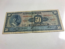1963 Mexico 50 Pesos  Serie  AYY X4682813