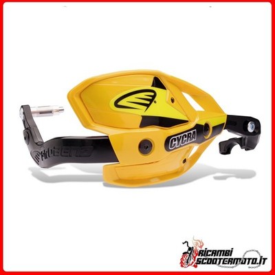 PROBEND ULTRA HANDSCHUTZ MIT HCM 28MM BEFESTIGUNG SCHWARZ - KÖNIGSGELB HUSABERG 