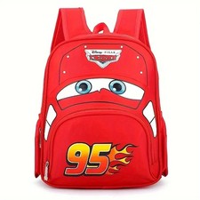 Disney Pixar Cars 95 Lightning McQueen Kids Boys Car-Shaped Backpack, Splash-Pro