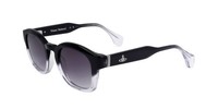 Vivienne Westwood VW5025 091 Gloss Black To Clear 49/22/140 Damen Sonnenbrillen