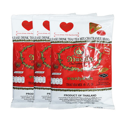 3 x 190g Chatramue Thai Tea Mix Authentic Traditional Red Tea Original Blend