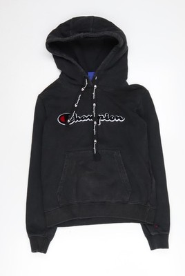 Schwarzer Damenpullover Hoodie UK XS Regular Champion