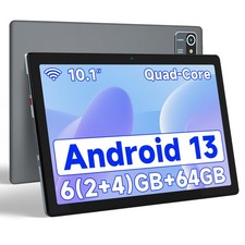 Tablet 10 Inch Android 13 6GB RAM 64GB ROM Quad Core 1280 800 HD IPS TouchScreen