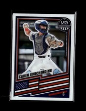 2026 Panini Stars & Stripes Prizm USA Baseball #64 Caden Borcherding QTY
