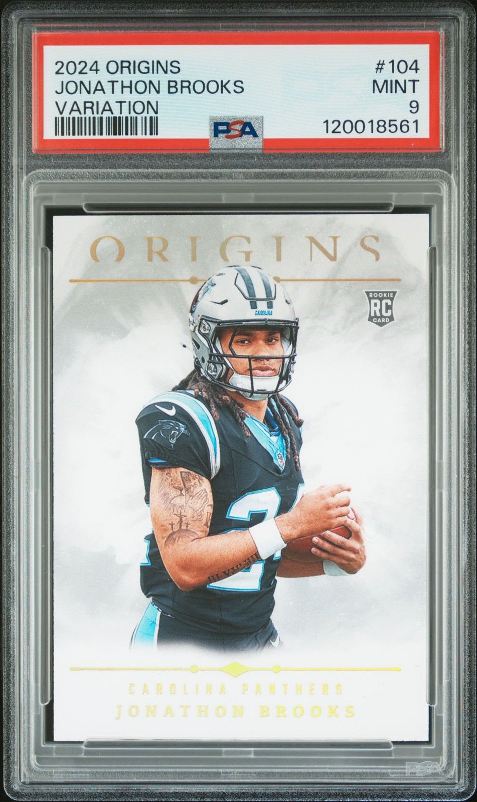 2024 PANINI ORIGINS VARIATION #104 JONATHON BROOKS PSA 9