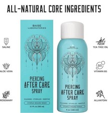 Face Body Piercing Aftercare Spray Piercing Cleaning Solution  120ml  Saline