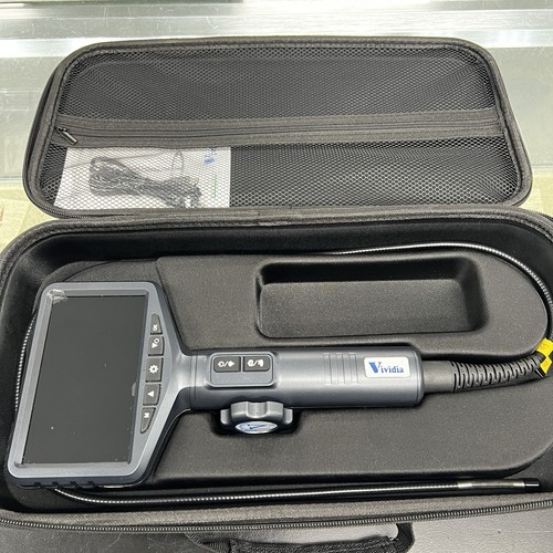 Vividia VA-650 LCD 2-Way Articulating Borescope 5" Monitor 6mm Probe Camera