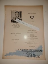 1958 Mel Blanc, Van Alexander, Art Baker, Denise Lor 9x12 Industry clipping ad