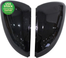 Front Rear View Mirror Covers for VW E-Golf Golf R GTI Golf Alltrack 2015-2019