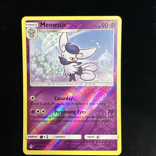 Pokemon Meowstic SM - Unbroken Bonds 80/214 Reverse Holofoil NM