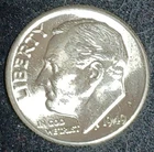 1949-D  Roosevelt   SILVER  Dime , GEM uncirculated. KM-195