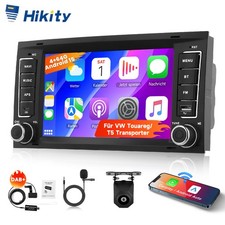 Android 15 Autoradio Carplay 7" GPS Navi für VW T5 Transporter Touareg 4+64G DAB