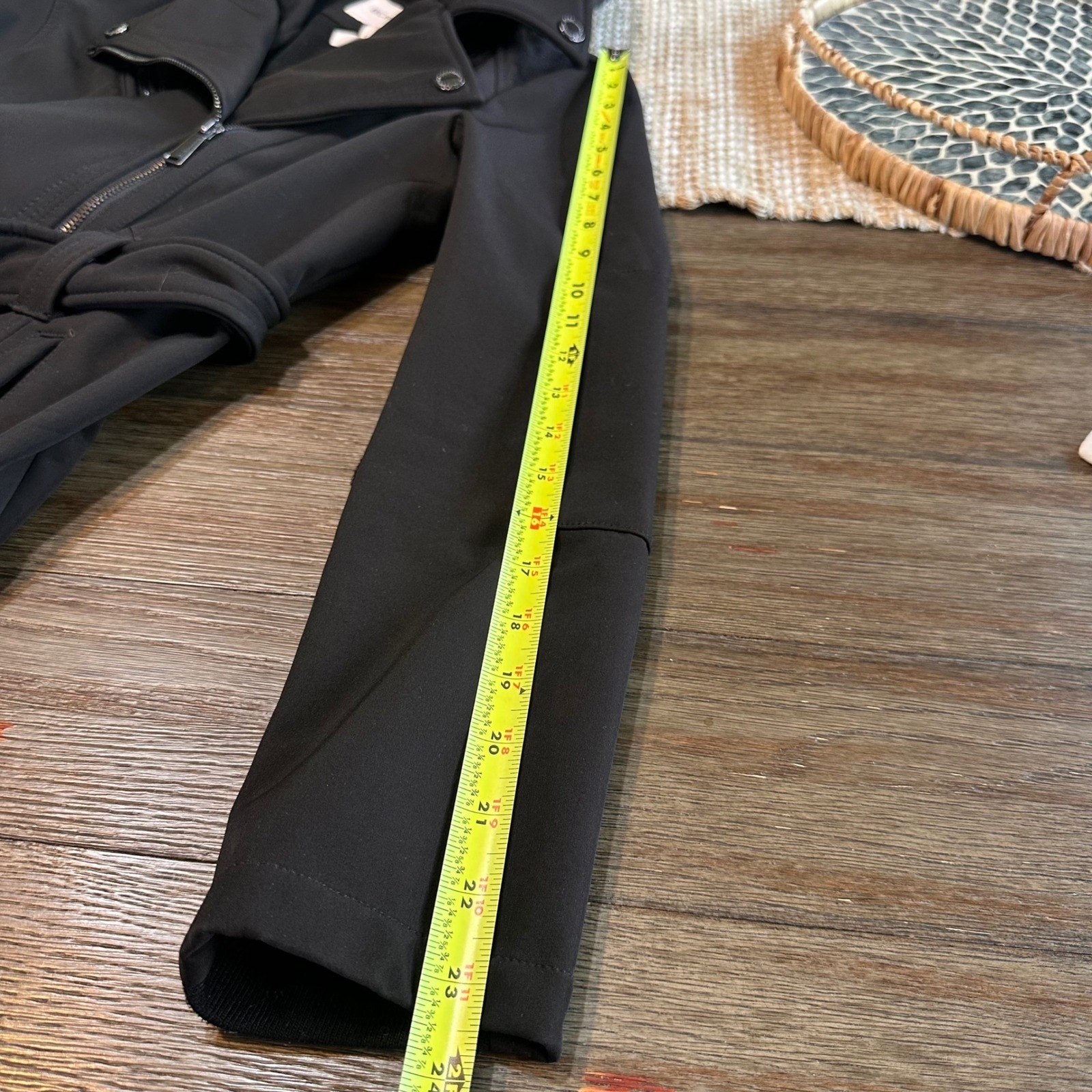 BCBGeneration Black Hooded Soft Shell Trench Coat… - image 12