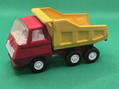 RARE Vintage metal tonka dump truck And Small Tonka Toy