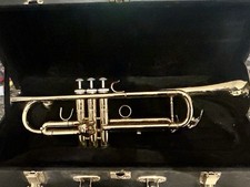Brasswind Trumpet with Black Hard Case - Not Working - For Parts /Restore