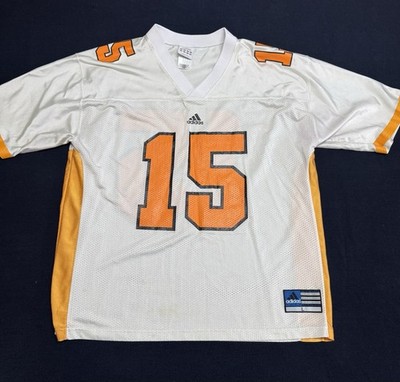 Tennessee Volunteers Vintage Adidas White Mesh #15 Football Jersey