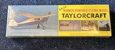 Vintage Taylorcraft BF12-65Rubber-Powered Balsa Model Airplane Kit Mid-1960s 