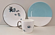 UNUSED Tiffany  Co. Baby Bear  Blocks Set with Cup Bowl Plate No Box