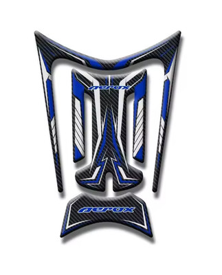 Yamaha NVX155 AEROX 155 Oil Tank Pad Protection Decal Sticker Blue & Black