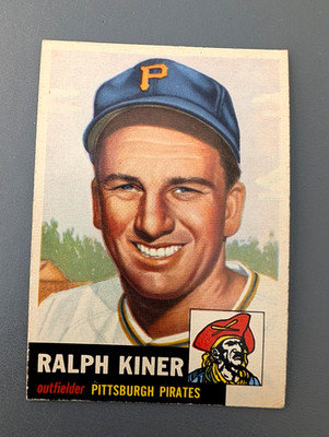 1953 TOPPS RALPH KINER #191 EX-EMNT