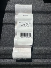 New PM Company  One Ply Thermal Paper Roll 2 1/4" X 55' 5 Rolls Pack Calculator 