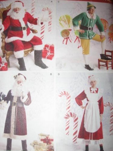 Pattern SANTA CLAUS ms Claus S-L XL-XXXL or Santa Elf Ms Claus XS-M L-XL New - Picture 8 of 8