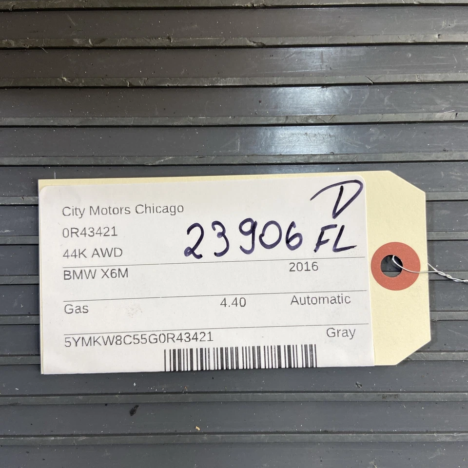 2013-2018 BMW X6M F86 Front Left Driver Seat Cognac Leather OEM *NOTE* Foto 2 de 4