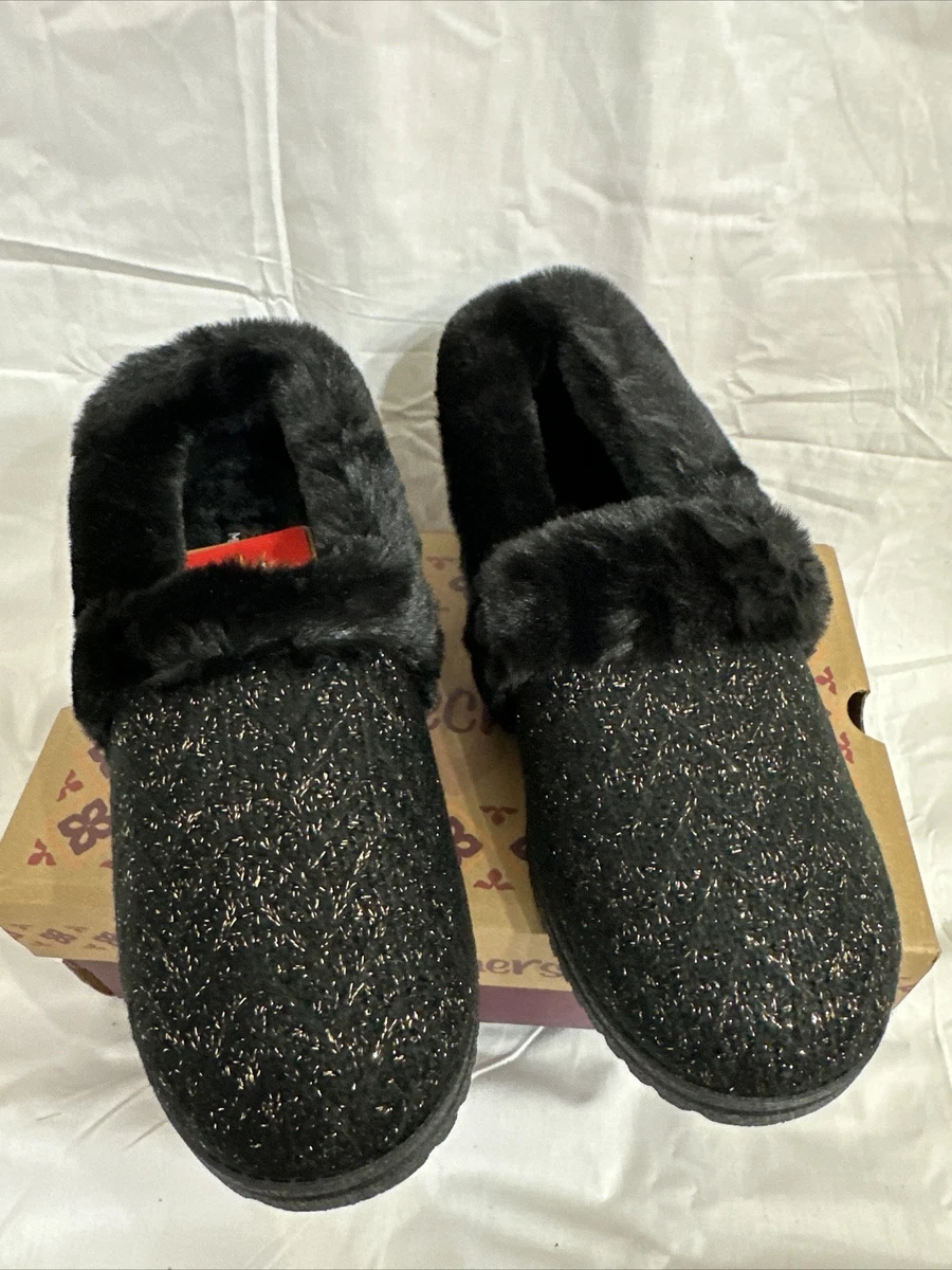 Skechers sparkle slippers hot sale