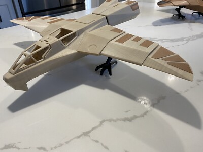 Buck Rogers Custom Designed 3D printed Classic Hawk s Warhawk Fighter