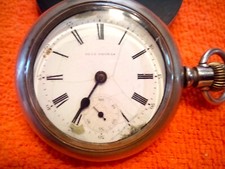 1905 Seth Thomas Pocket Watch, Grade: 37, 18s, 7j, Silverode Case, Not Working