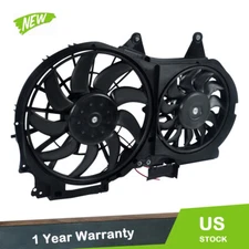 For Audi A4/A4 Quattro 2002-2009 Radiator Condenser Dual Cooling Fan Assembly