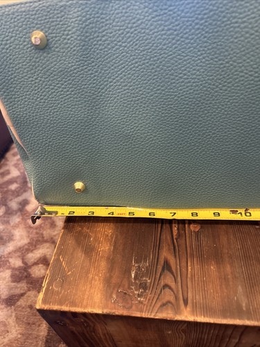 Nicole Miller Sharon City Duffle Bag Turquoise Retail $110 Overnight Carry On - Picture 11 of 14