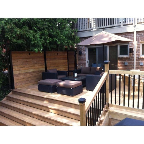 Slipfence Fence Channels 91"x1-1/4"x1-1/4" Aluminum 8' High Fence Black - Picture 4 of 7