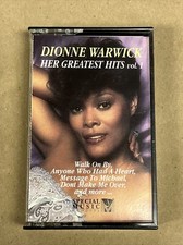 Dionne Warwick: Her Greatest Hits Vol. 1 Cassette, 1989 