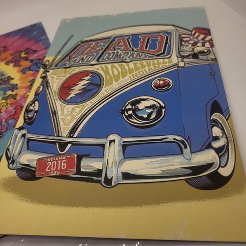 Menge (4) Grateful Dead Jerry Garcia Tanzende Bären Grußkarten mit Umschlägen - Bild 3 von 5