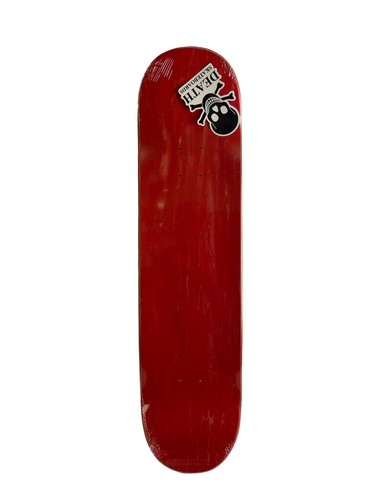 Dan Cates Jack in the Box Clown Pro Deck RED Death Skateboards 8.125" mit Grip - Bild 4 von 5