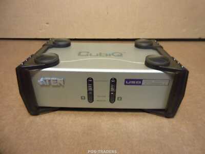 ATEN CS82U CubiQ KVM Switch - 2-Port VGA 2048 x 1536 - PS/2 - EXCL PSU & CABLES